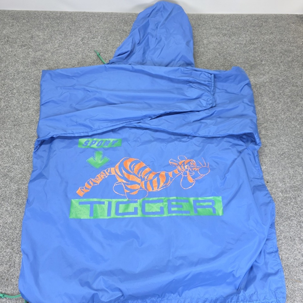 Vintage 90s Disney Tigger Sport Anorak Windbreaker Jacket Vtg Cartoon Rare Pooh - Picture 4 of 8